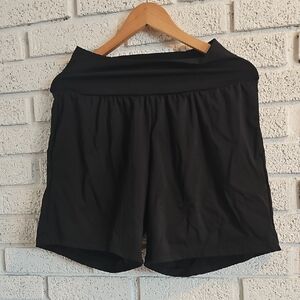 HALARA Women's High Waist Black Shorts